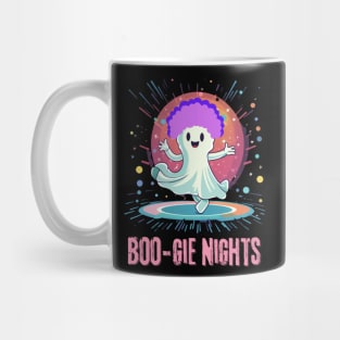 Boo Halloween Ghost Disco Boogie Funny Spooky Mug